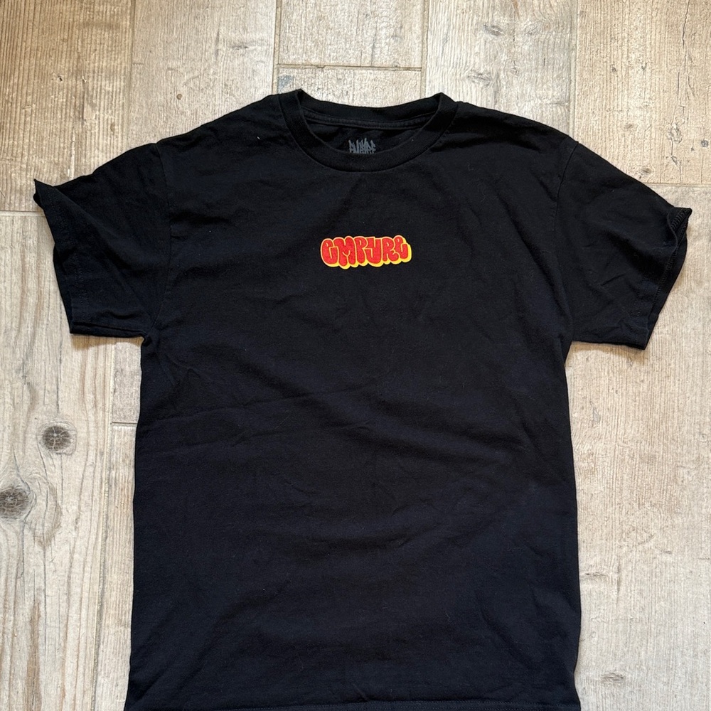 Empyre Black Tee with Red and Yellow Logo